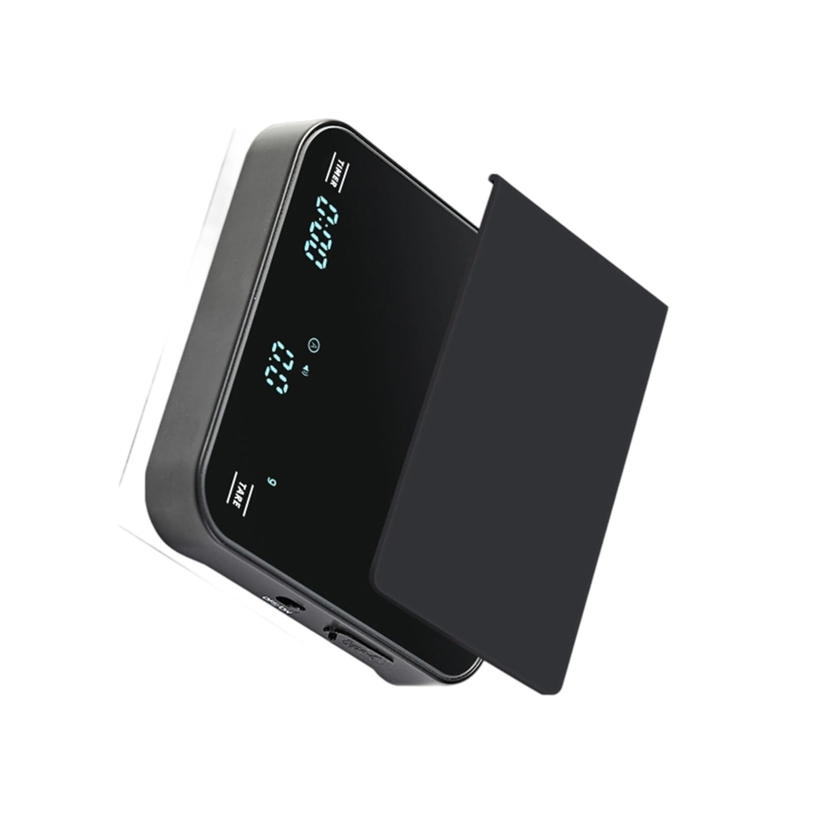 Bilancia da Cucina Digitale in Miniatura con pesatura precisione e Timer multifunzionali per la Preparazione del caffè Bilancia da Cucina precisione dal Design Compatto con Timer