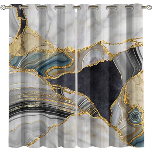 Barras de Cortina Salon Dorada Marca KBDQGX