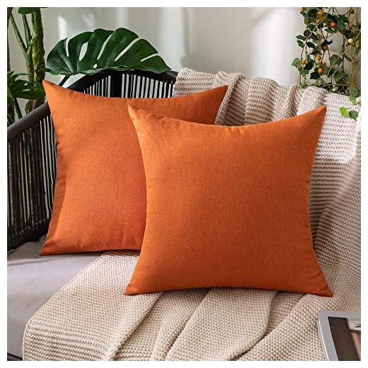 25+ Inspiring Mediterranean Backyard Ideas for Your Outdoor Oasis 6 MIULEE Pack of 2 Decorative Outdoor Solid Waterproof Fall Throw Pillow Covers Faux Linen Garden Farmhouse Cushion Cases for Summer Patio Tent Balcony Couch Sofa 18x18 Inch Orange
