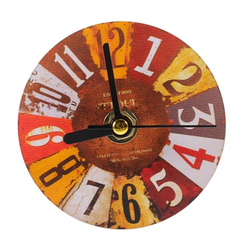 TOPBATHY 2 Pièces Aimant d'horloge de réfrigérateur Horloge européenne e Ancienne e Murale rétro Pendule Cuisine Pendule de Cuisine réfrigérateur e...