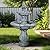 SunJet 48" High 3-Tiers Modern Concrete Outdoor Water Fountain - Round Large Outdoor Fountains and Waterfalls for Garden, Patio, Yard, and Deck Decor, Featuring Natural Stone Look (Grey, 48 inch)