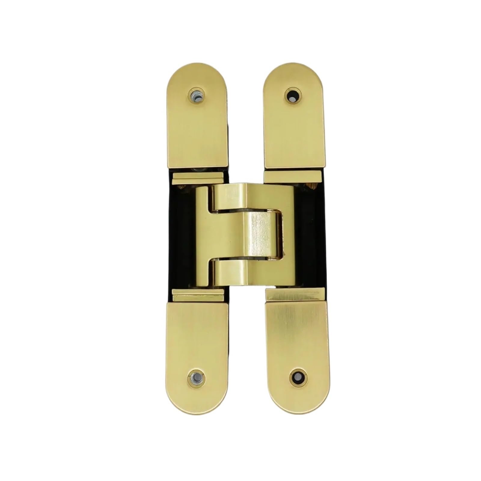 304 Conceal 3D Door Hinge Adjustment Stainless Steel Door Hinges 180(Gold)