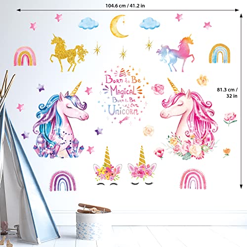 DECOWALL DS8-8049 Vinilos Decorativos Unicornio Mágico miniatura 5