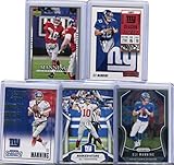 Eli Manning New York Giants Assorted Football Cards 5 Card Lot