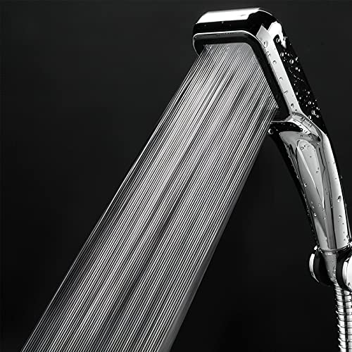 Pommeau Douche, Pommeau Douche Haute Pression Carré Pomme de Douche Puissante de Remplacement Réglable Universelle, Jet Puissant Encastrable pour Carrelage de...
