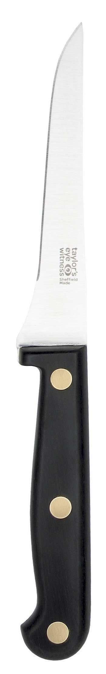 Taylors Eye Witness Black Heritage Series 7" Razor Sharp Boning Knife Made In Sheffield England