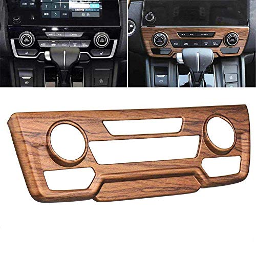 Wilove Peach Wood Grain Center Console CD Panel Cover Trim Car Interior Decoration Accessories Fit for CRV CR-V 2017 2018 2019 2020 2021