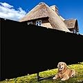 Shade&Beyond 6' X 50' Fence Privacy Screen Heavy Duty 170 GSM Fencing Mesh Shade Net Cover for Wall Garden Back Yard Outdoor Home Decoration, Black