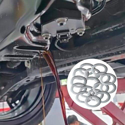 Image of 20 Pcs Oil Drain Plug Gasket Washer Crush Seal,0.55 Inches Crush Washer Oil Drain Plug Compatible With Honda /Acura, Fits For Most Cars, Suvs