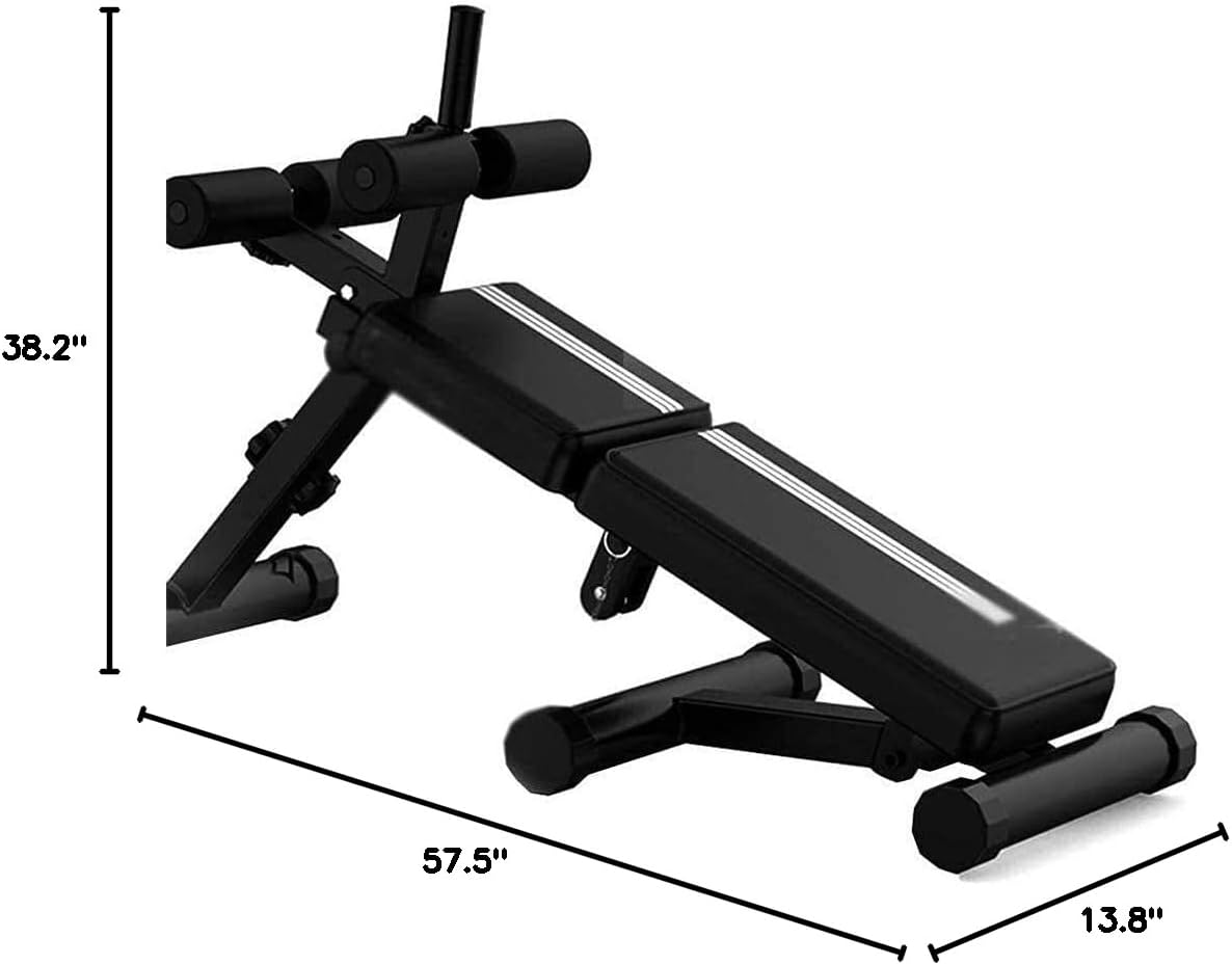 Weight Bench Dumbbell Weight Lifting Adjustable Weight Bench Exercise Dumbbell Barbell Bench Weight Lifting, Abdominal Waist Training Flat/Incline/Decline Workout Ex