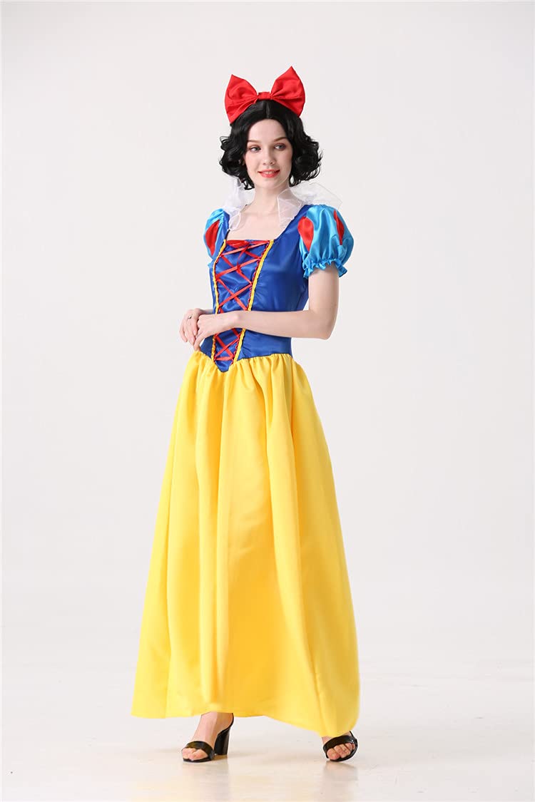 ガーリズム 白雪童謡 白雪姫 コスプレ 衣装 チョーカー カチューシャ付き Amazon.co.jp: 白雪姫 コスプレ 大人用 コスチューム ハロウィン
