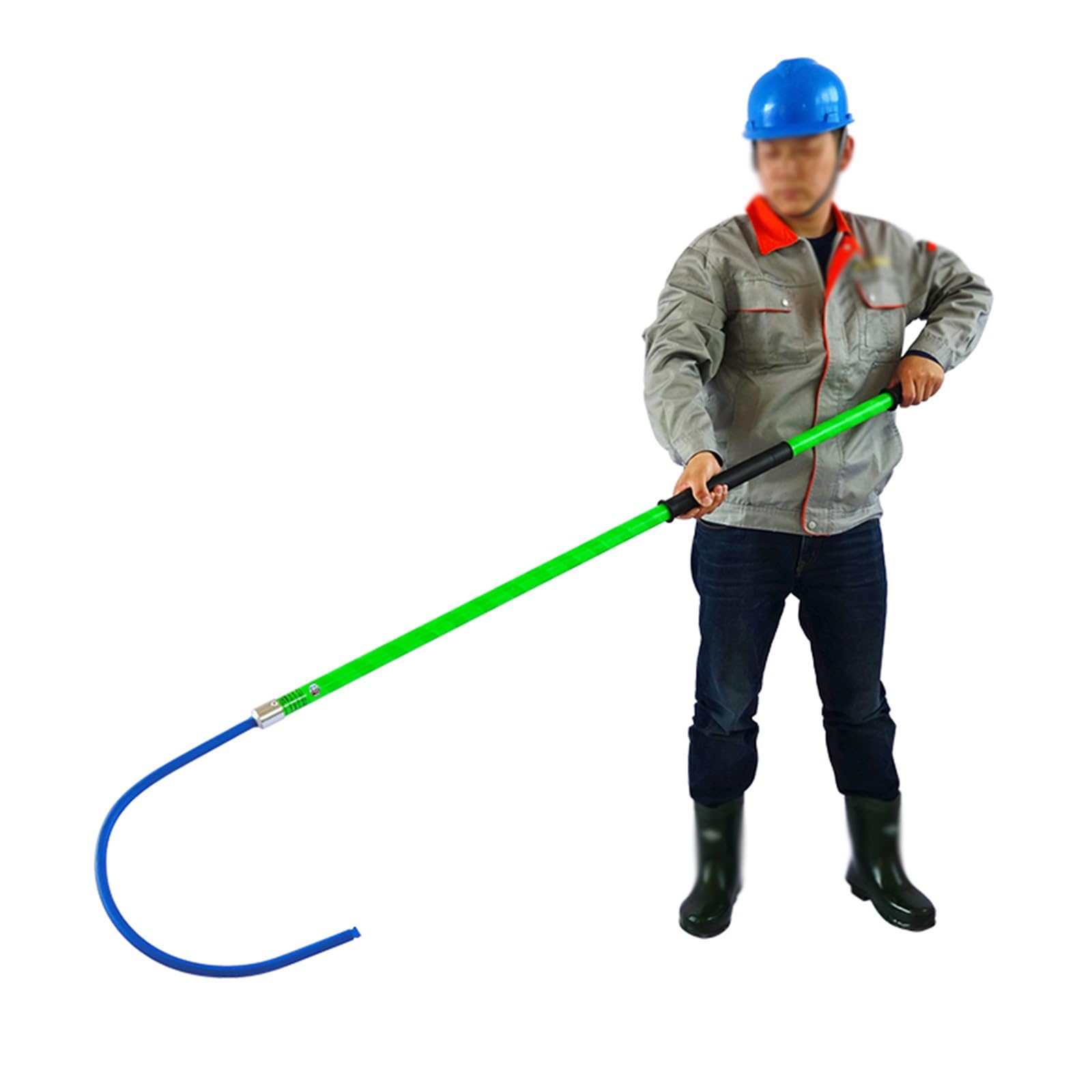 JKJZSALJ Safety Rescue Hook,High Voltage Insulated Rescue Hook 3.3Ft-Lightweight Fiberglass Pole For Electrical Safety In Substations, Auto Maintenance & Factories-Emergency Protective,1.5m/4.9ft