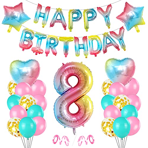 Ballon Chiffre 8 - Rose - La Foir'Fouille