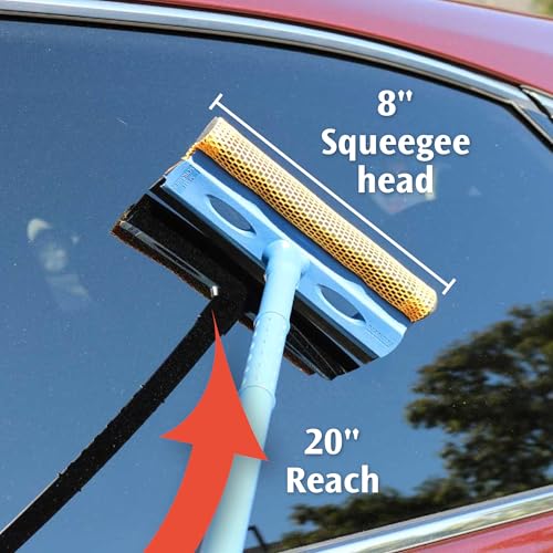 Image of Rain-X 9272X 8 inch Professional Squeegee with 20 inch Extension Handle