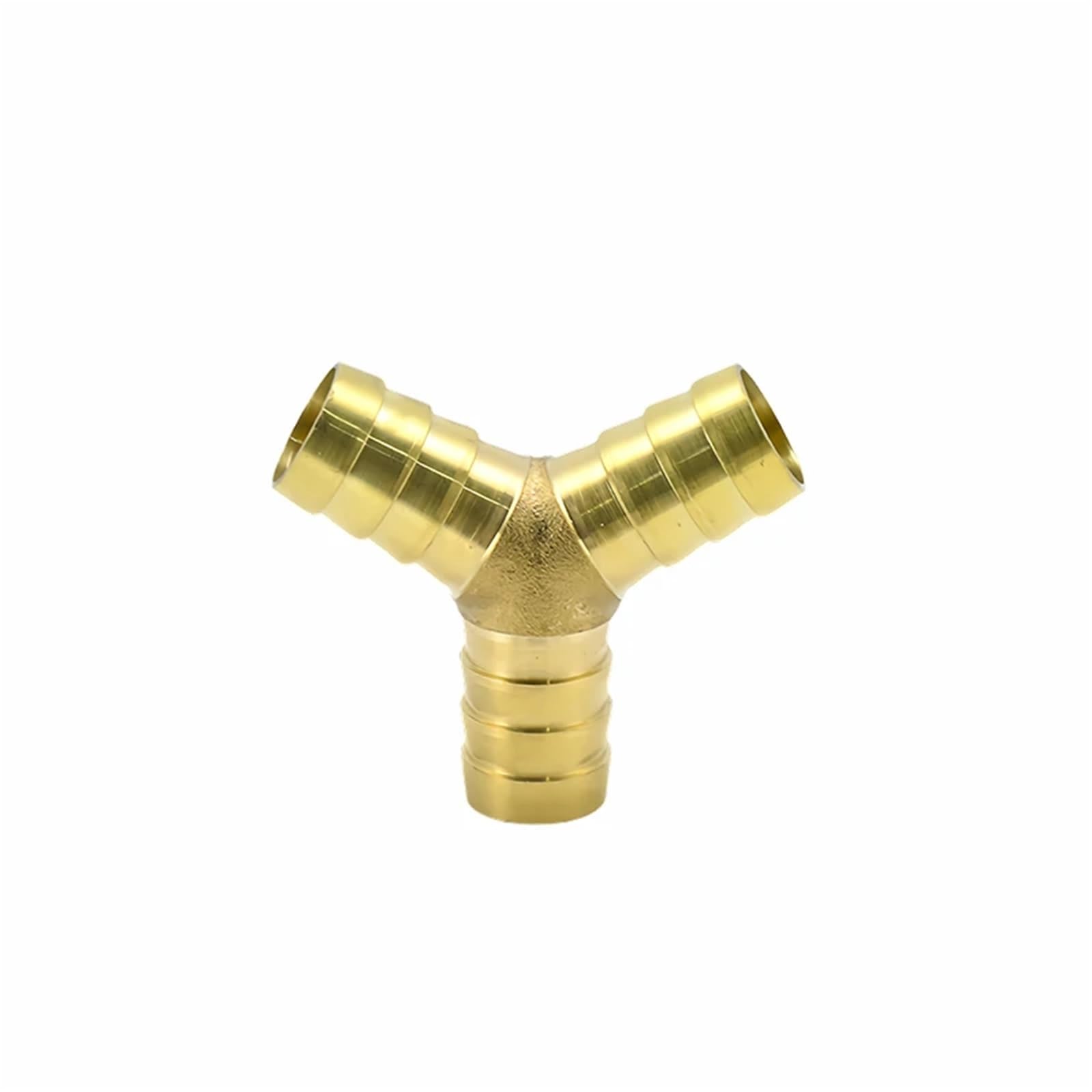 20 stücke Messing Barb Rohr Fitting 2 3 Weg TY Gerade Ellenbogen Schlauch Barb 6 8 10 12 14mm Kupfer stacheldraht Stecker Joint Koppler Adapter(Y Type 12mm)
