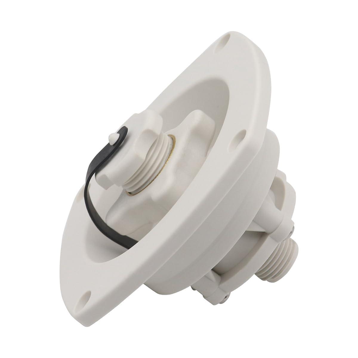 Namvo Entrée d'eau de Rechange pour Camping-Car, entrée de Remplissage d'eau avec clapet Anti-Retour, Pression d'eau régulée en Toute sécurité, Connexion Facile pour Camping-Car, Bateau (Blanc)