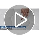 LEISURE TOWN Full XL Mattress Pad Cover Cooling Mattress Topper Cotton Top Pillow Top with Snow Down Alternative Fill (8-21 Inch Fitted Deep Pocket)(54"x80")