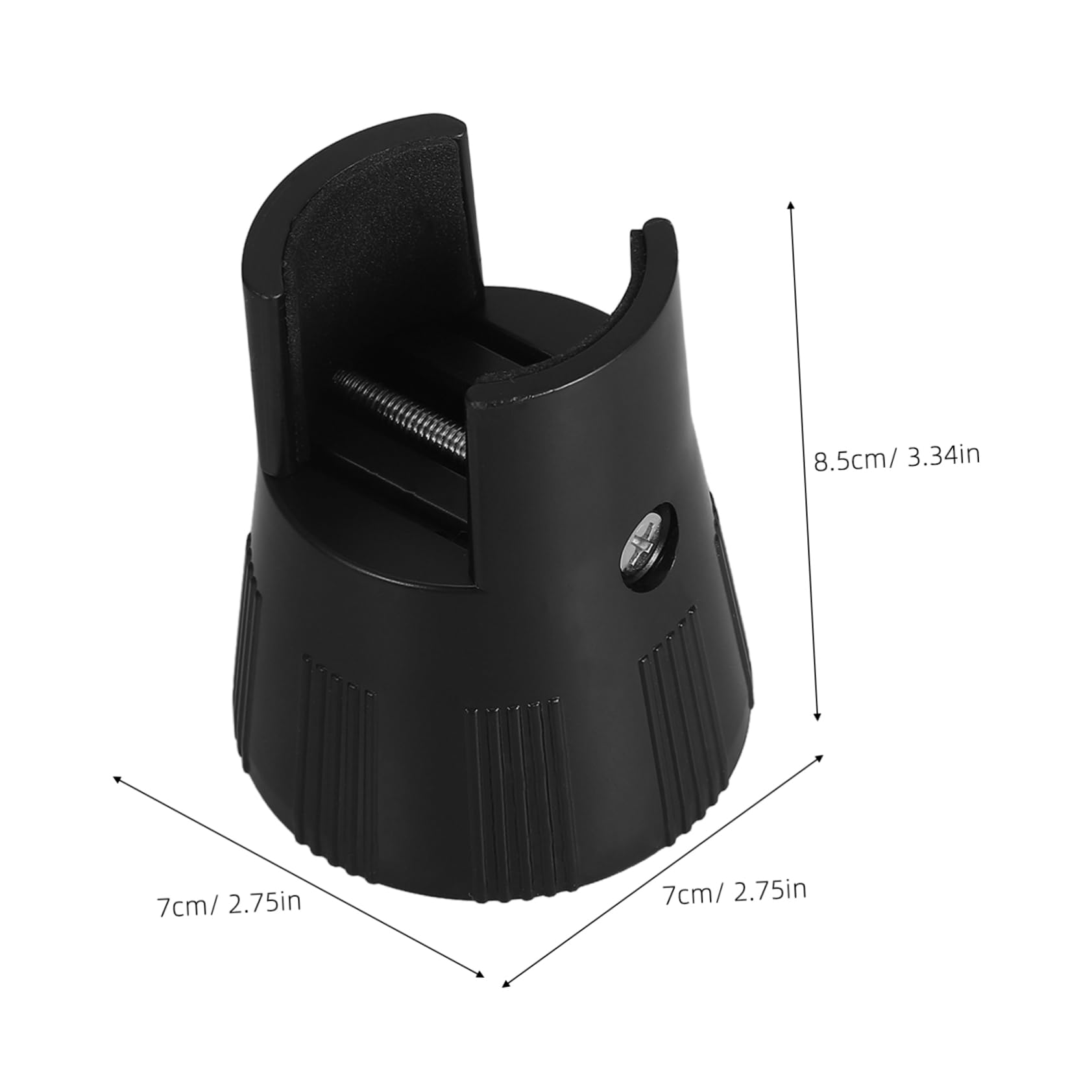 VILLCASE 2pcs Adjustable Furniture Risers for Tables and Chairs Non-Slip Floor Protectors Elegant Design Compatible Various Leg for Home and Office Use