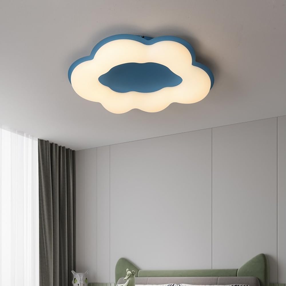 Lámpara de techo de nube regulable para dormitorio infantil de metal 7
