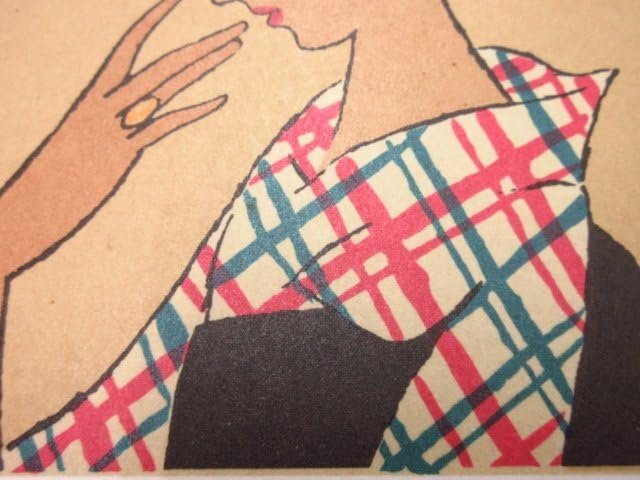 Amazon.co.jp: t4856 版画？ 竹久夢二「愛してちょうだい」額装品/横顔