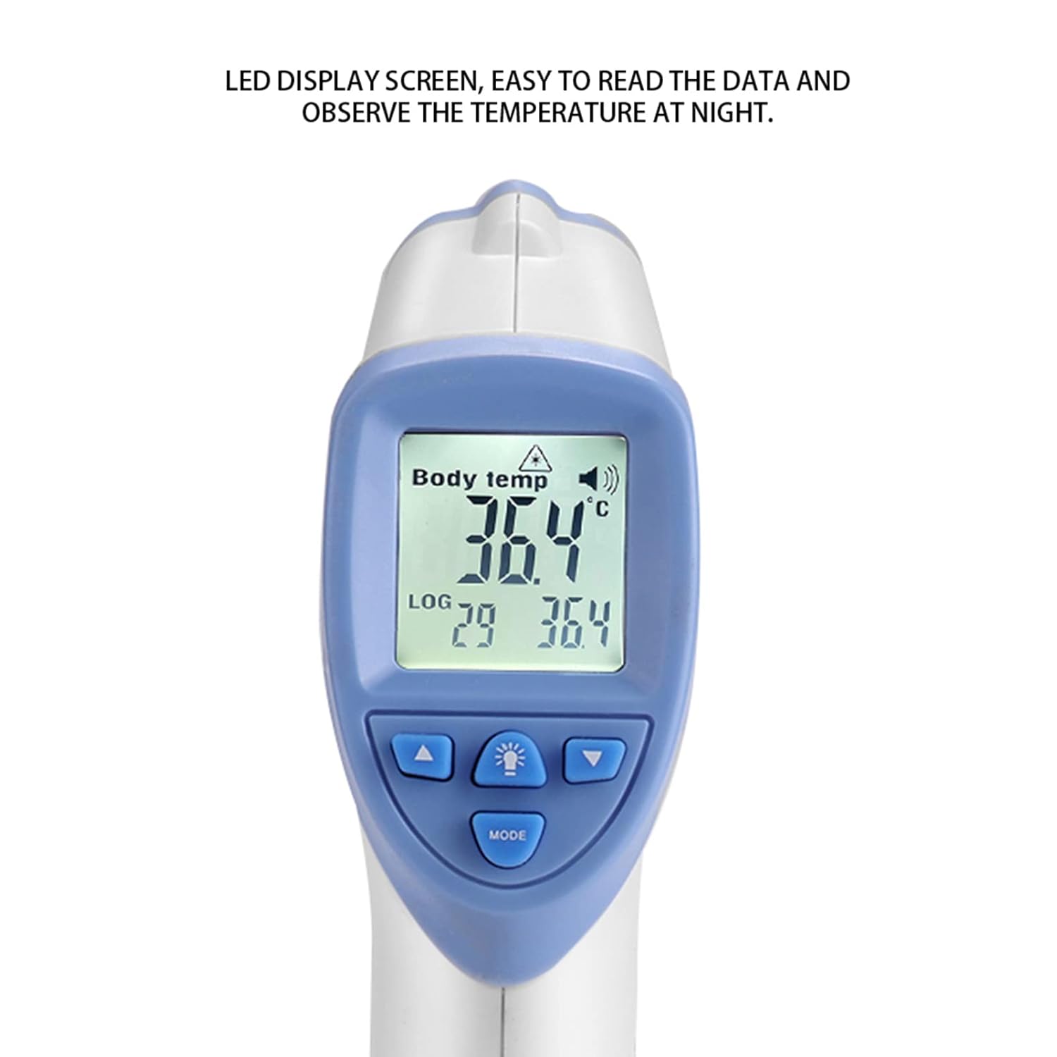 Dog Thermometer, Digital Veterinary Thermometer Non Contact Pet Temperature Detection Animal Electronic LED Display High Precision Infrared for Livestock Health Protect Cattle Sheep Pig Horse