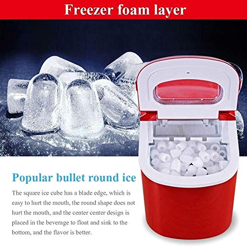 Eismaschine, Theken-Eiswürfelbereiter 15 kg EIS / 24 Std. EIS bereit / 8 Min. herausnehmbarer Korb Eisschaufel leise… – Bild 4