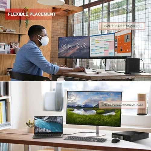 Dell Optiplex 7050 Micro Desktop PC, Intel Quad Core i7-7700T 2.90Ghz, 16GB DDR4, 256GB NVMe M.2 SSD, AX900 Wi-Fi, Bluetooth, Windows 11 Pro, Wireless Keyboard, Mouse (Renewed) - Image 4