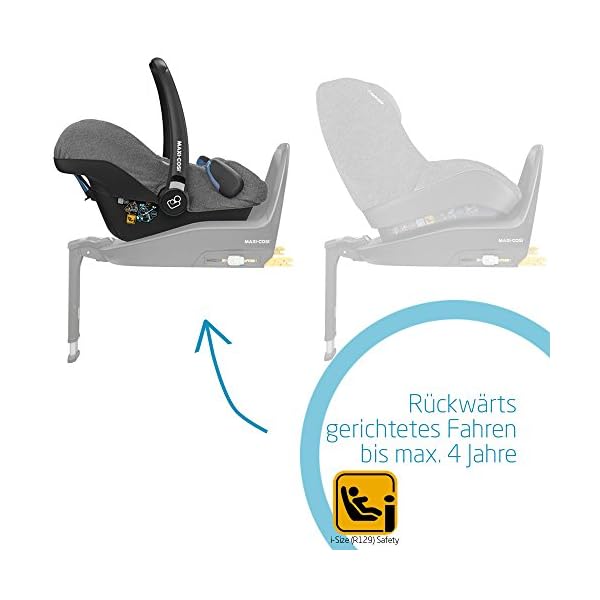 Maxi-Cosi Rock Babyschale, sicherer I-Size Babyautositz, Gruppe 0+ (0-13 kg), nutzbar ab der Geburt bis 12 Monate… – Bild 6