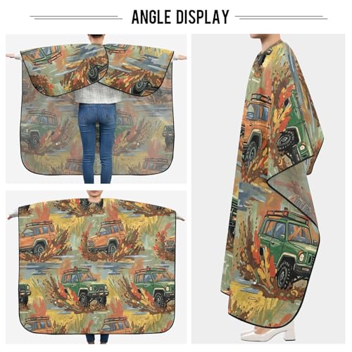 Capa de barbero impermeable profesional para hombre miniatura 5
