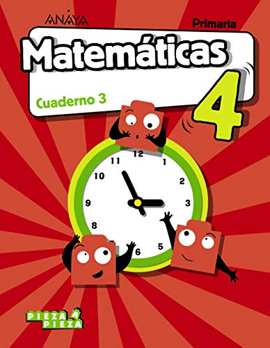 Matemáticas 4º Educacion Primaria Cuaderno 3. Cast Ed 2019 Madrid