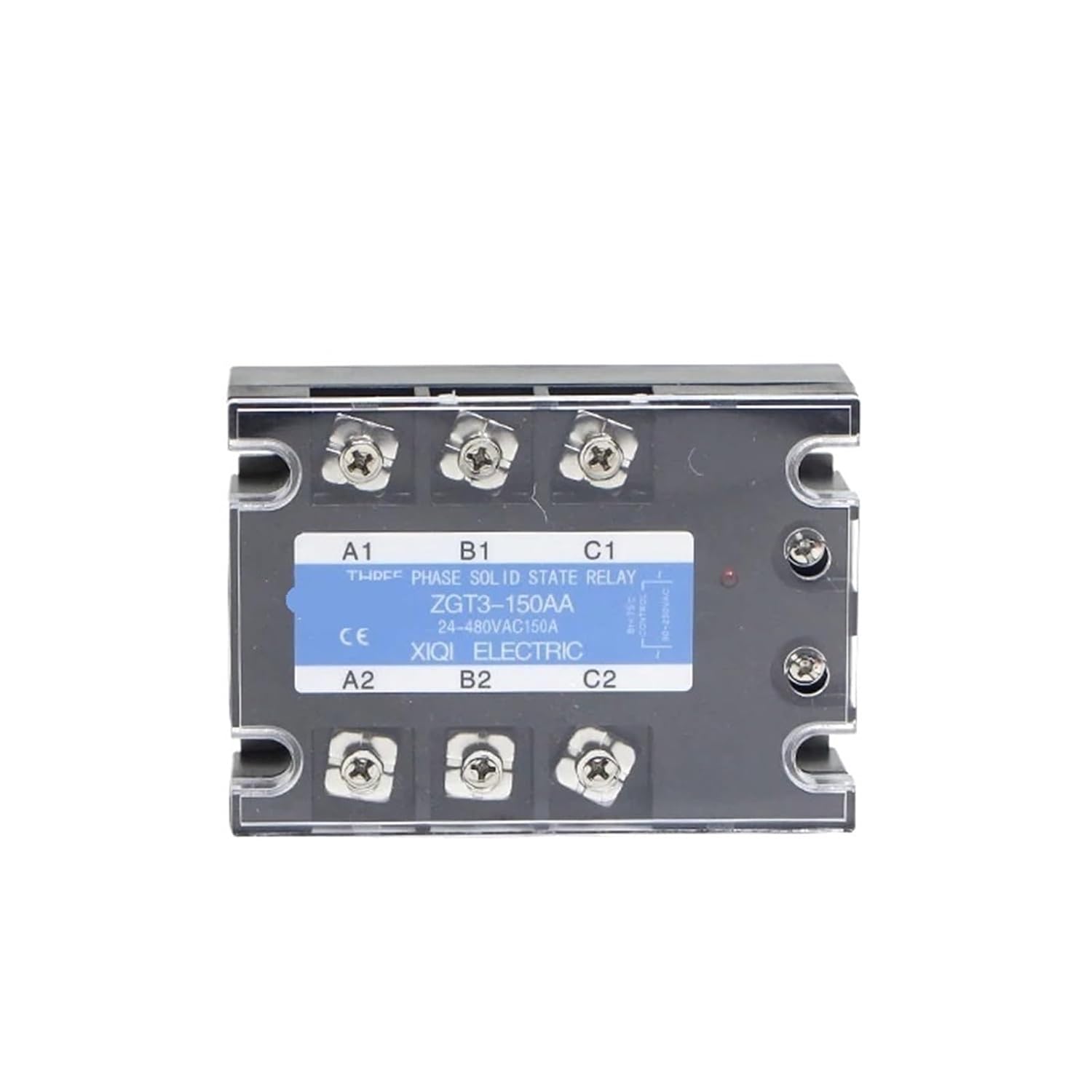 120A 150A 200A AA Three Phase SSR AC Control AC Heat Sink Solid State Relay SSR AC to AC 3 Phase Solid State Relay 1Pcs(200AA)