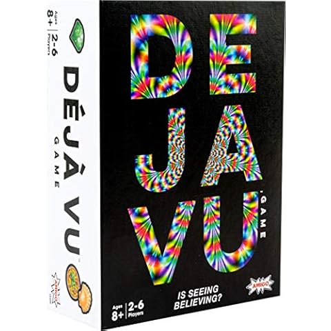 AMIGO Games Déjà Vu - Exciting Family Memory Board Game for Kids, Teens, and Adults Ages 8+, Fun for Parties and Virtual Game Nights of Groups of 2-6 Players Cover