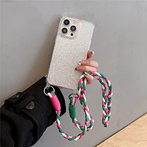 Coque paillettes iPhone 11 collier cadeau idéal look transparent