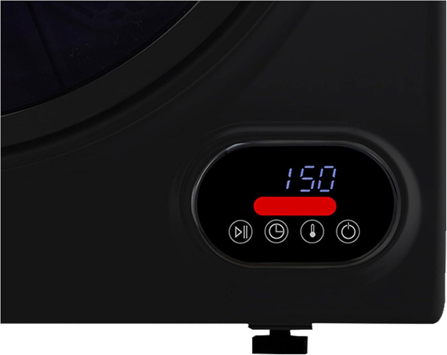 Equator Compact Vented Sensor Dryer 3.5cf/13lbs 110V Bottom Control Digital (Black)