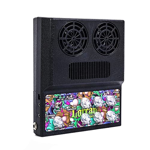 Caline Bass Amp,20W Portable Bass Amplifier for Bass Guitar,Compressor,Boost Effect, Mini Portable Bass Combo Amp with Aux in,Bluetooth,Headphone Jack and 9V Pedal Power Output