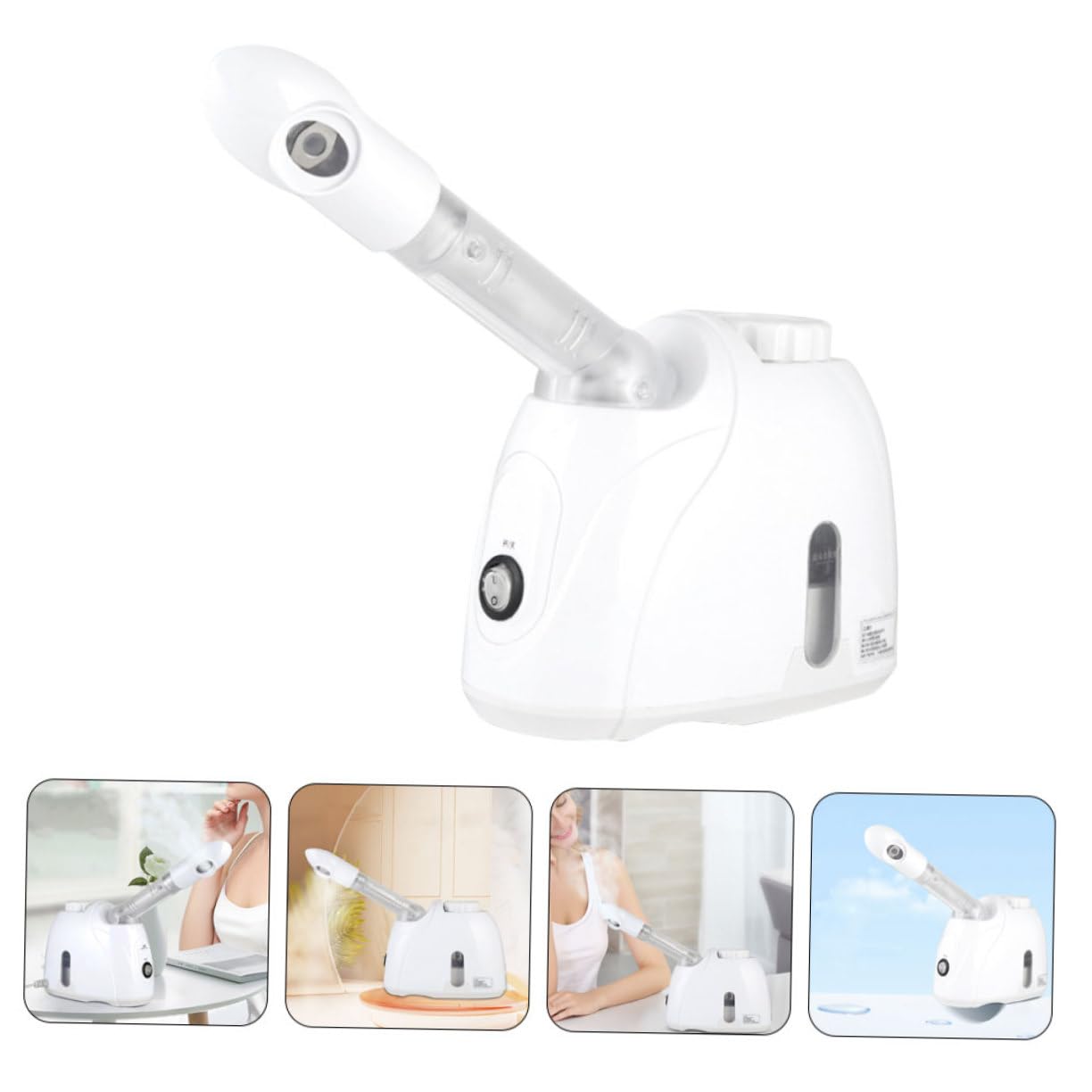 Healeved Facial Portátil, Humidificador de Vapor para Tratamientos Faciales, Hidratación Profunda, Diseño Compacto para Rutina Diaria y Aromaterapia