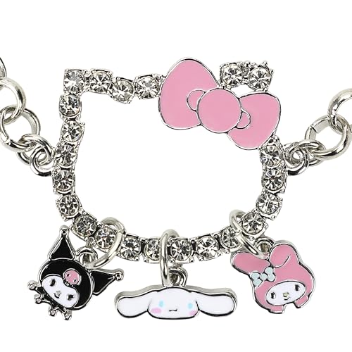 Hello Kitty Character Shape Bracelet With Three Character Charms2