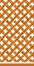 Boston International Roseanne Beck Guest Towels, Orange Gingham