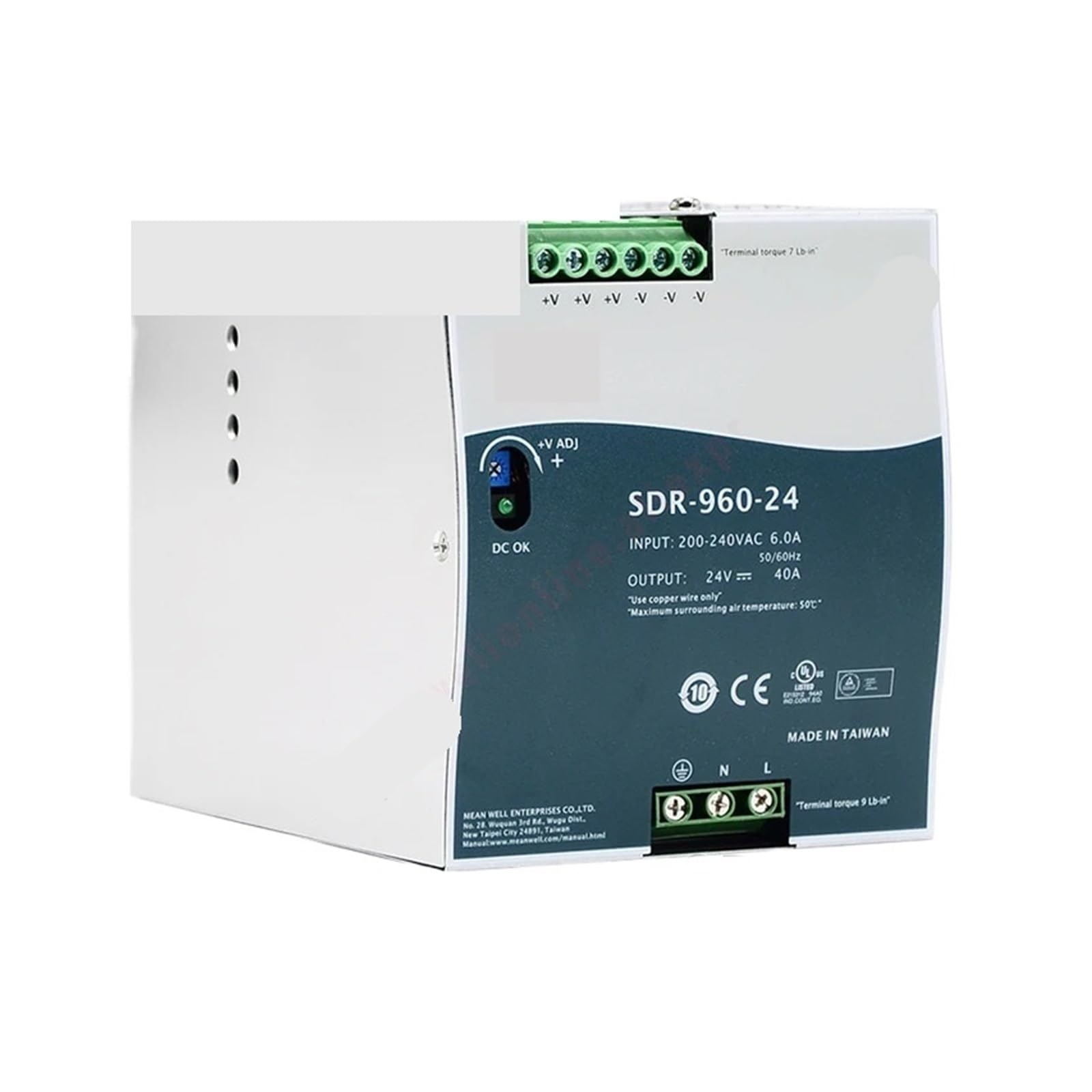 LEOTNNDQ SDR-960 DC 24V 48V 960W Single Output Power Supply(48V)
