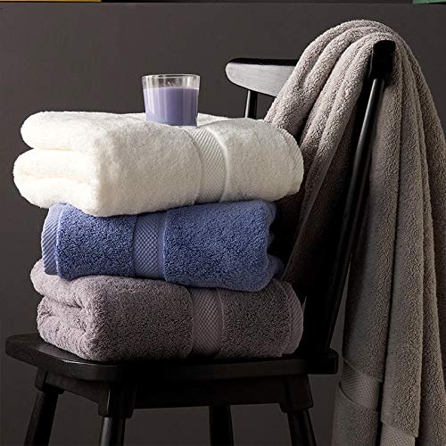 Serviette de bain de luxe en coton égyptien 800g pour un confort digne d'un hôtel 5 étoiles