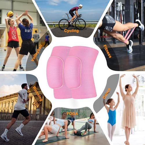 image for YICYC Volleyball Knee Pads for Dancers, Soft Breathable Knee Pads for 