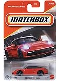 Matchbox Porsche 911 Targa [Red W/Black Top] 34/125, 1:64 Scale Diecast Toy Vehicle