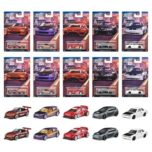 ホットウィール(Hot Wheels) テーマオートモーティブ アソート- コンパクト・キングス 乗り物おもちゃ ミニカー 10台入り BOX販売 3歳から マルチ GDG44-987Q