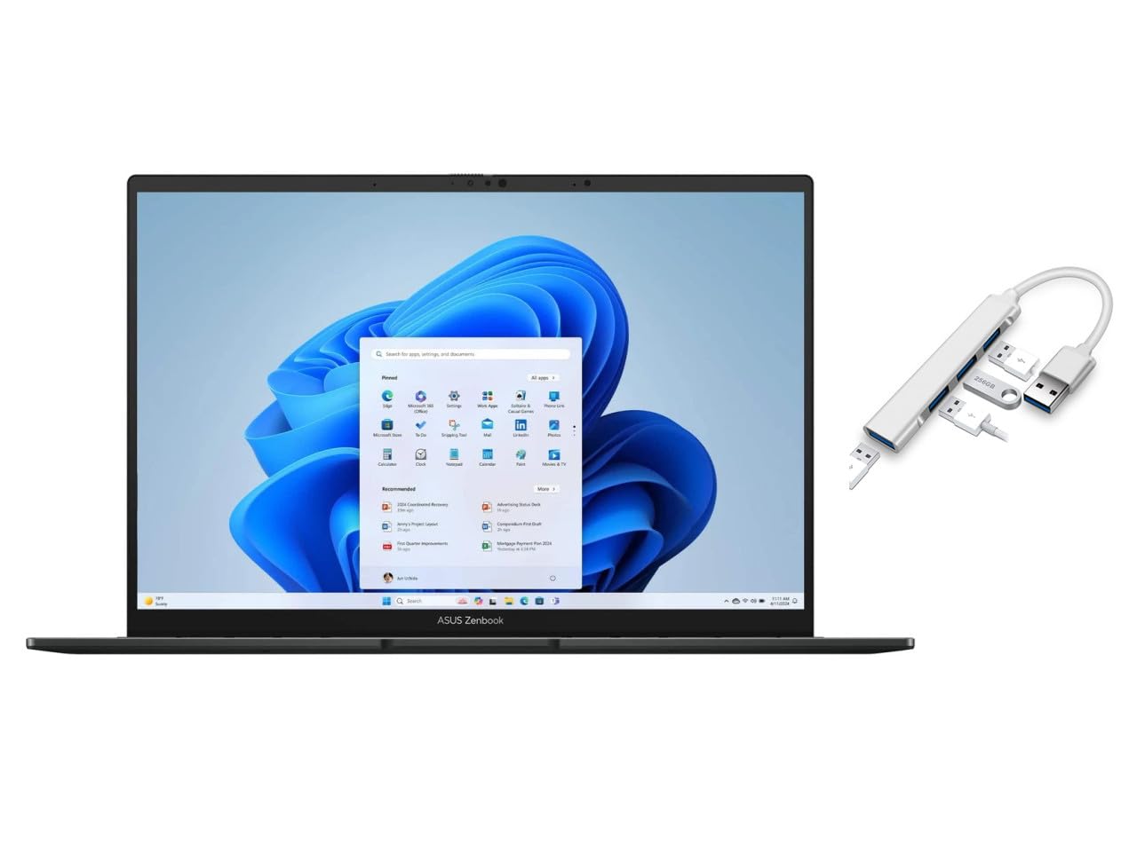 ASUS Zenbook 14" FHD+ Touch Screen Laptop|Intel Core Ultra 7 255H (Series 2)|Next-Level Intel Arc GPU| Copilot| Backlit | 16GB RAM DDR5 | 512GB SSD |