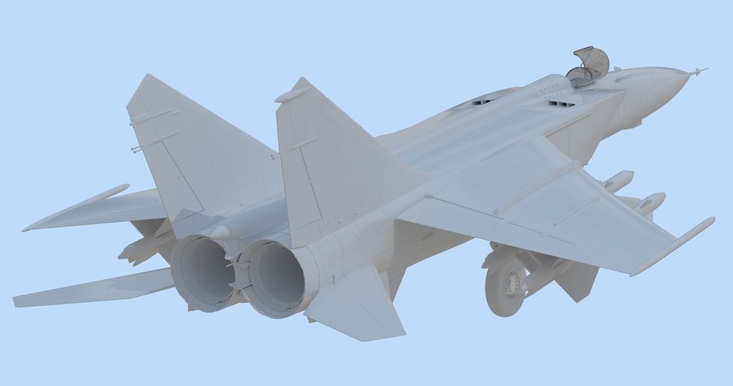 ICM 48903 - Maqueta de MiG-25 PD, Interceptor Soviet Fighter