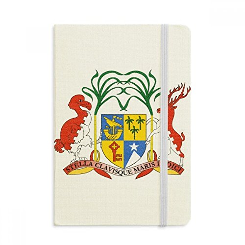 Journal A5 Ile Maurice carnet de notes multicolore en tissu pour vos récits de voyage