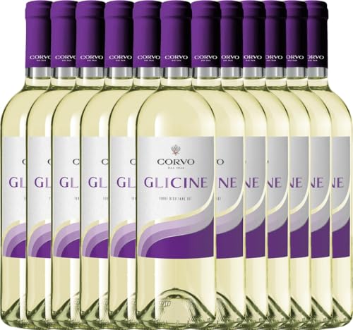 Glicine Bianco Terre Siciliane Duca di Salaparuta Weißwein 12 x 0,75l VINELLO -...