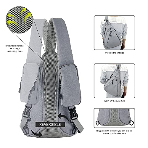 JESSIE & JAMES Peyton Crossbody Sling Backpack Concealed Carry Purse For Women Men Outdoor Chest Bag Shoulder Backpack3