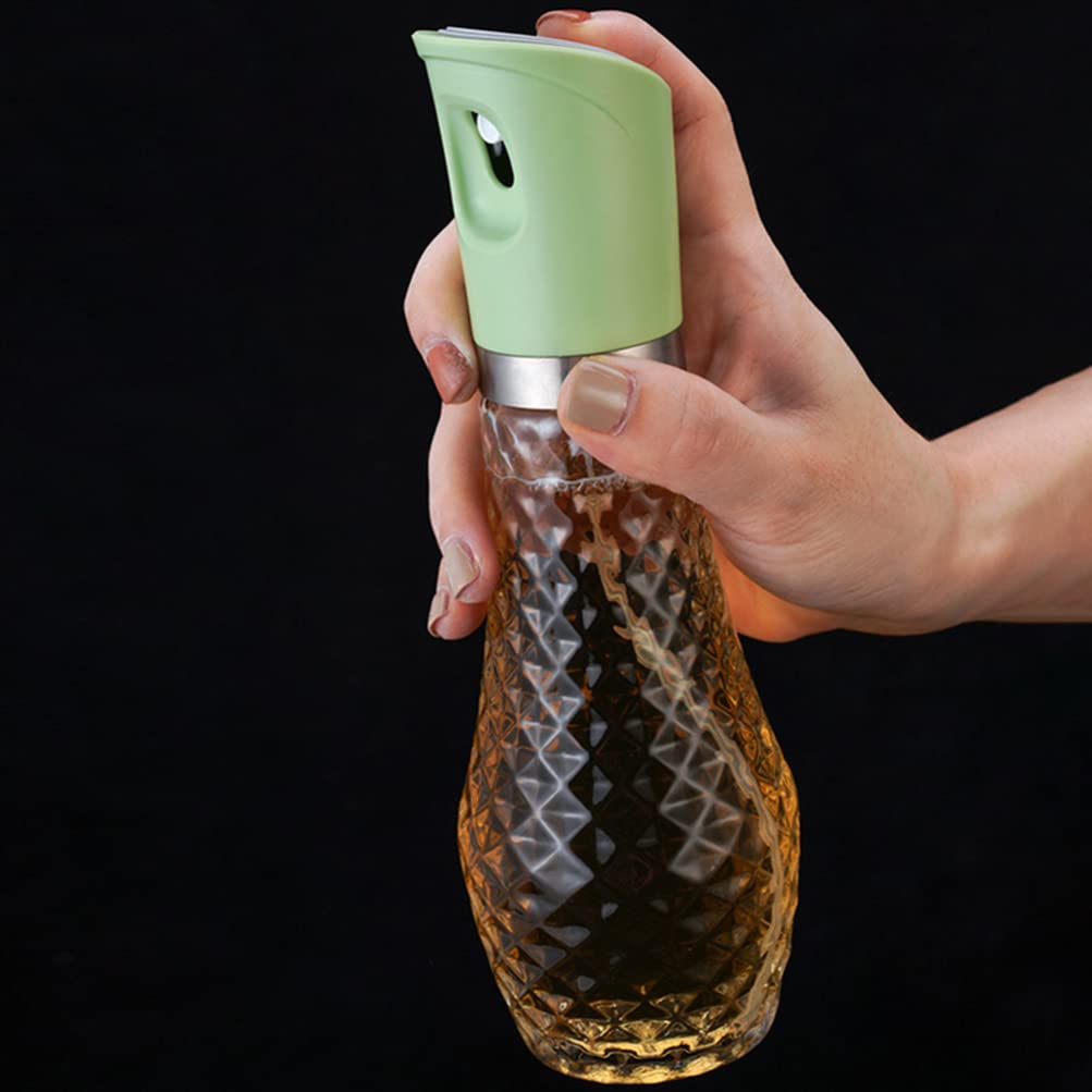 CALLARON Oil Sprayer for Cooking Glass Olive Oil Dispenser Bottle Vinegar Spritzer Bottle Soy Sauce Dispenser Oil Mister for Air Fryer Salad BBQ Kitchen Baking Roasting Green