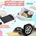 Aosom Kids Ride on Push Car, with Engine Sounds & Under-Seat Storage, Foot-to-Floor Ride on Sliding Car with Horn, Sit and Scoot Ride on Toy, Ages 1.5-3 Years, White